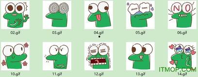 吃瓜收钱表情包gif,网络潮流新宠儿