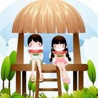 吃瓜可爱头像情侣,吃瓜可爱头像情侣的甜蜜日常