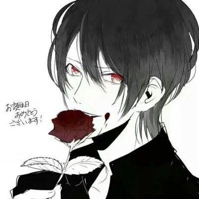 卡通头像男孩吃瓜,瓜果飘香乐翻天